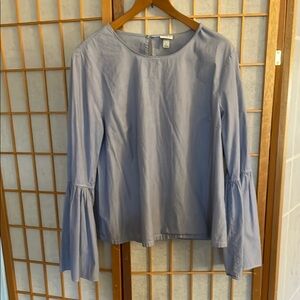 Relaxed cotton Blue Bell Sleeve Blouse